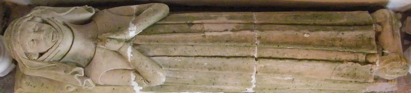 Wickhampton - St Andrew William de Gerbrygge and wife Joan 1300